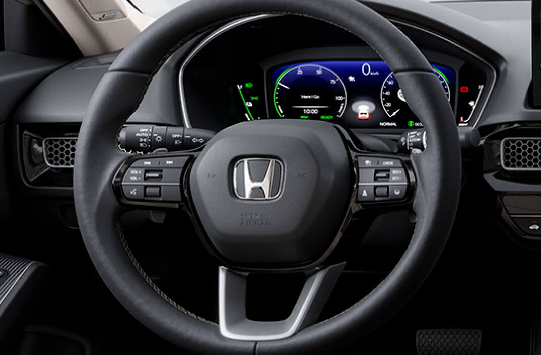 Civic Híbrido - Performance - Direção elétrica progressiva e Cruise control
