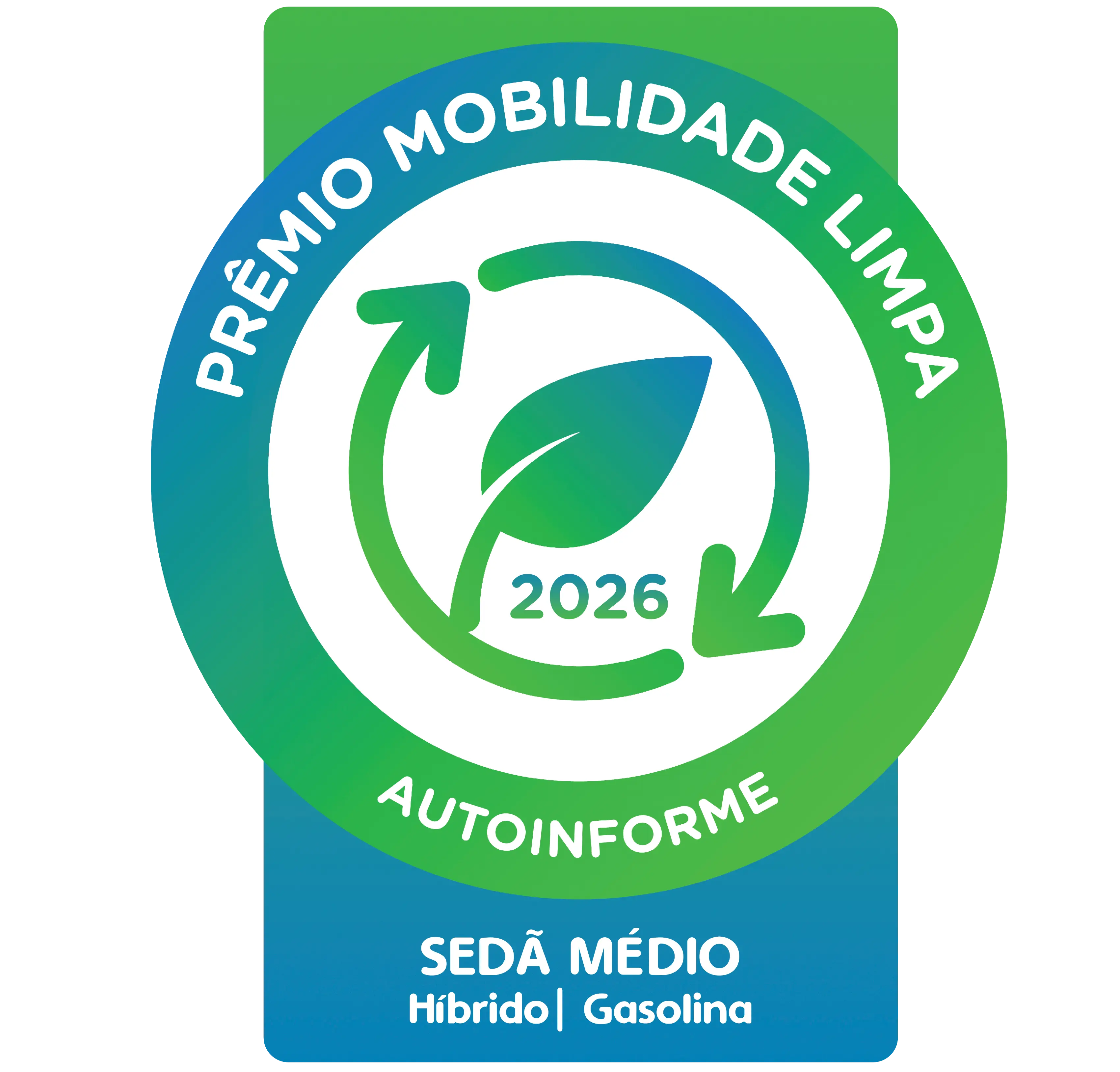 Prêmio Mobilidade Limpa 2026 - Sedan Médio