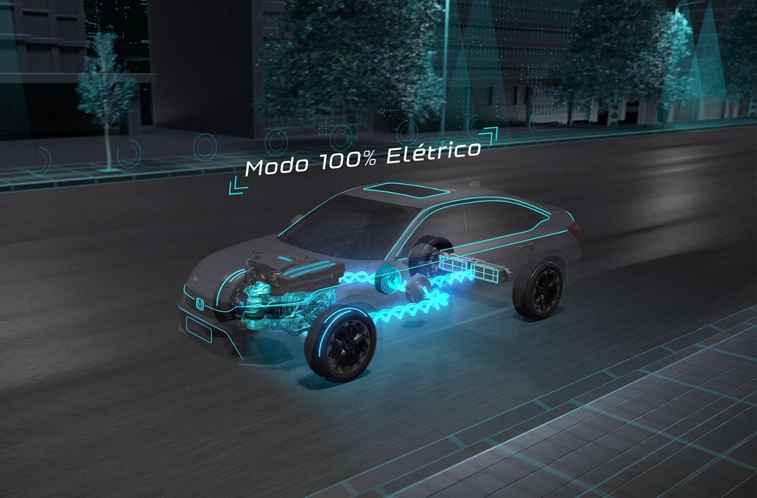 Modo 100% Elétrico