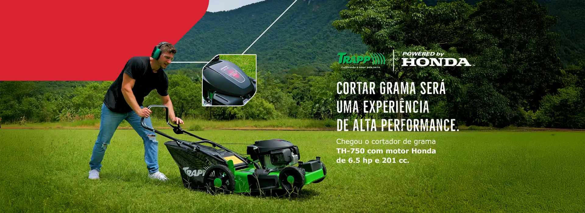 Banner Home - Trapp Cortador de Grama