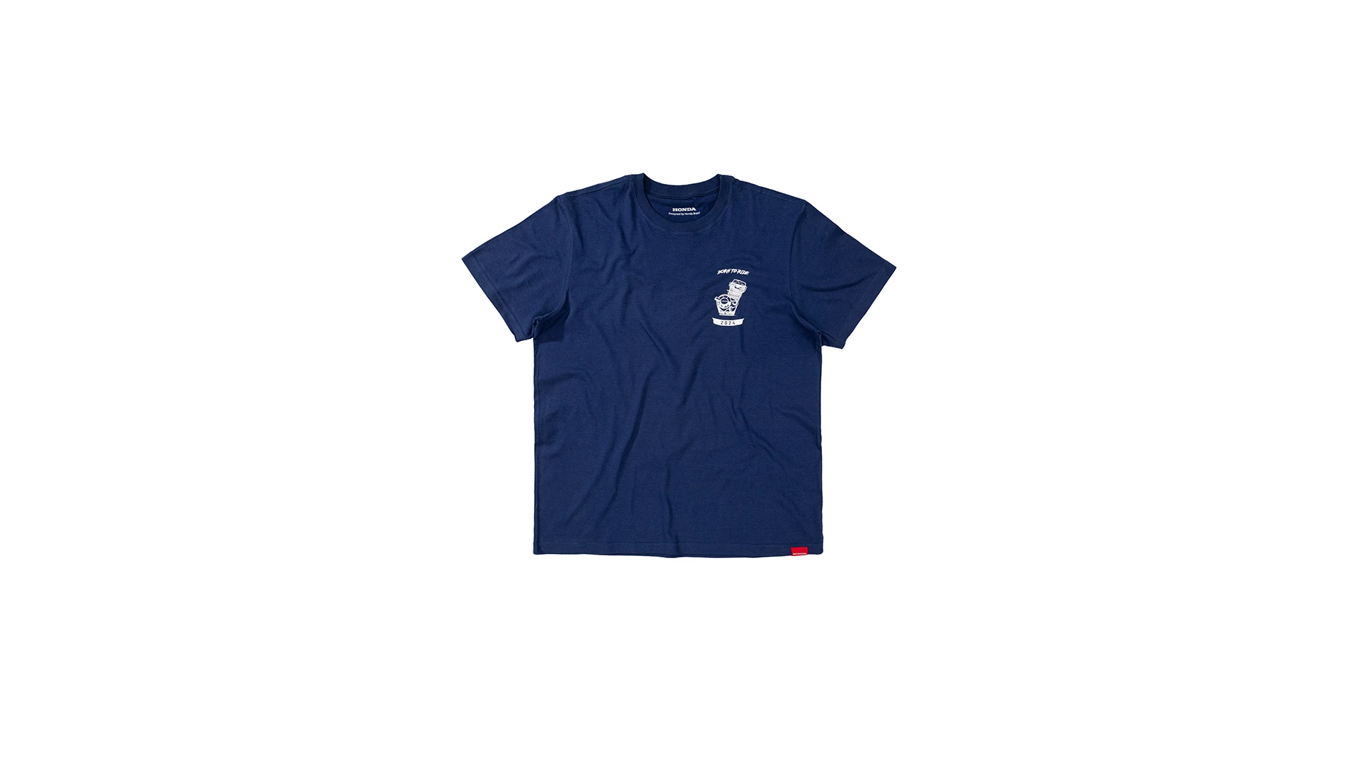 Camiseta Adventure Born to Ride Motor Azul