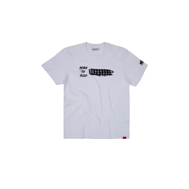 Camiseta Adventure Born to Ride Branca