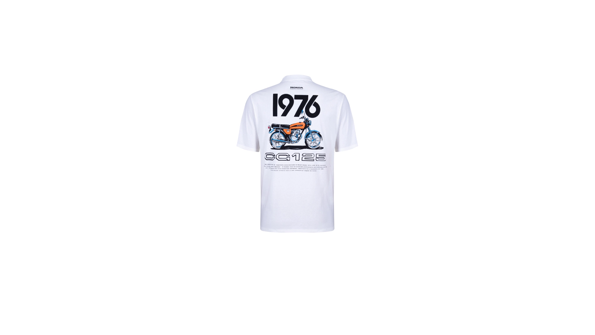 Camiseta Honda CG Special Edition 1976