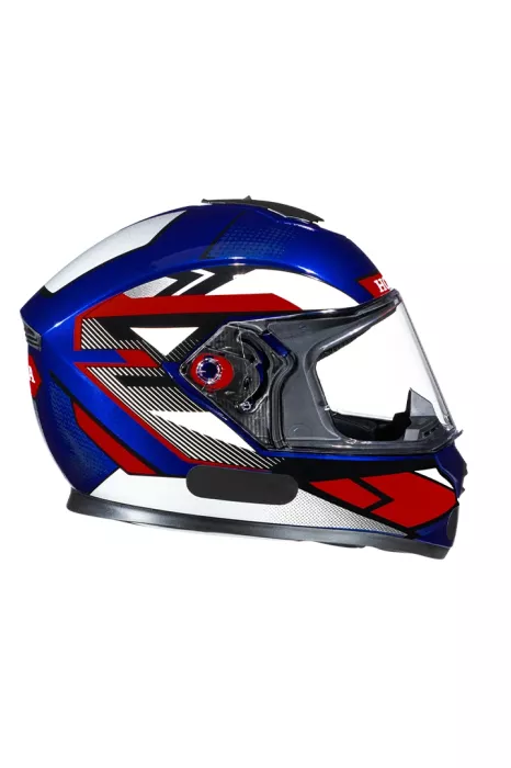 Capacete HF3 2 2025 Azul/Vermelho
