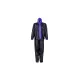 CJ. CHUVA Honda FEMININO PVC PRETO/LILÁS