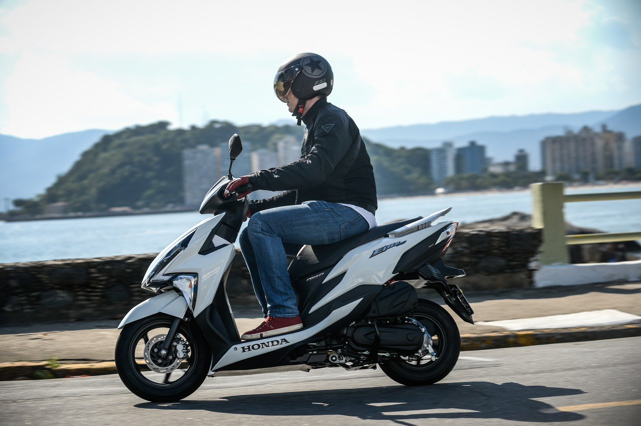 Moto ideal para sua altura Honda Elite 125