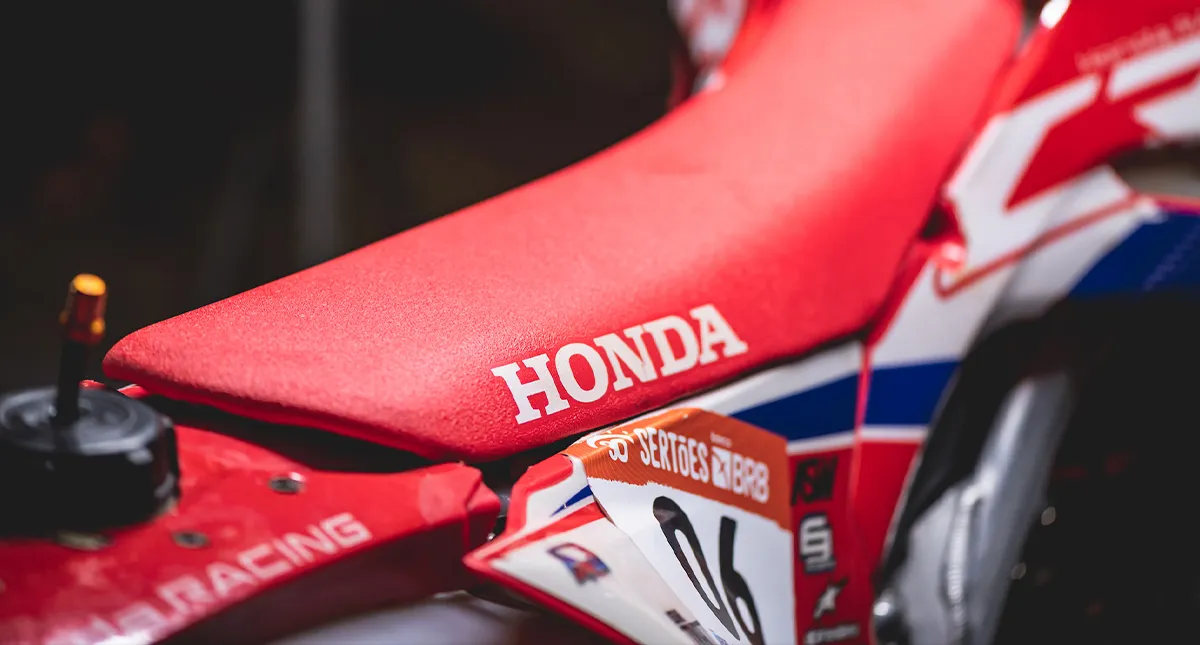Banco da moto Honda CRF 450RX