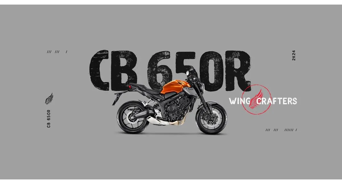 Banner Header de CB 650R Laranja Perolizado Desktop