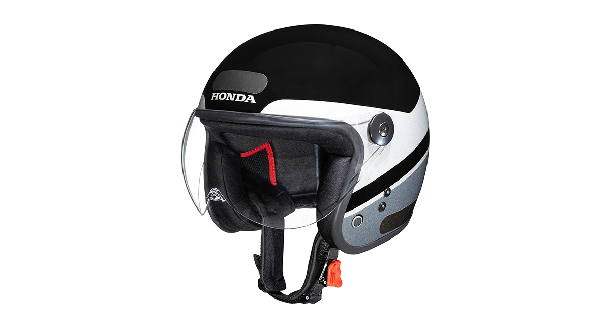 Capacete Honda HJS 2025 preto com cinza
