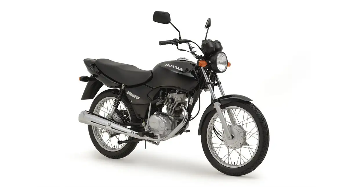 6ª geração da motocicleta Honda CG 125 Fan 2006 Preta