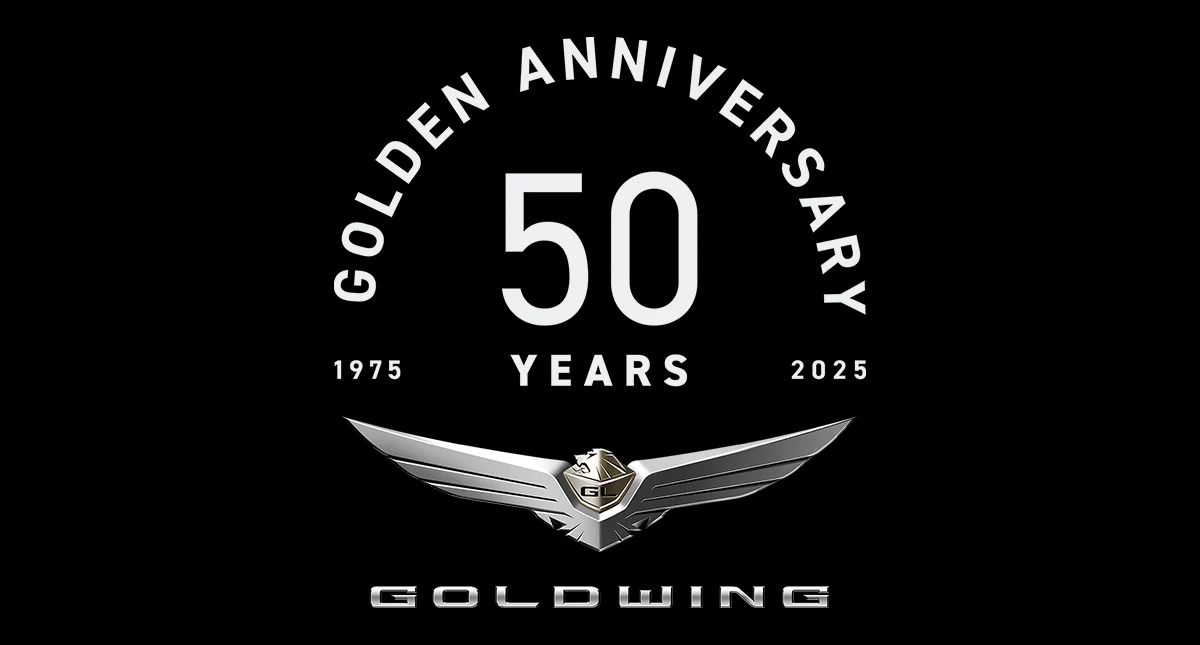 Logo do 50º aniversário da Honda Gold Wing