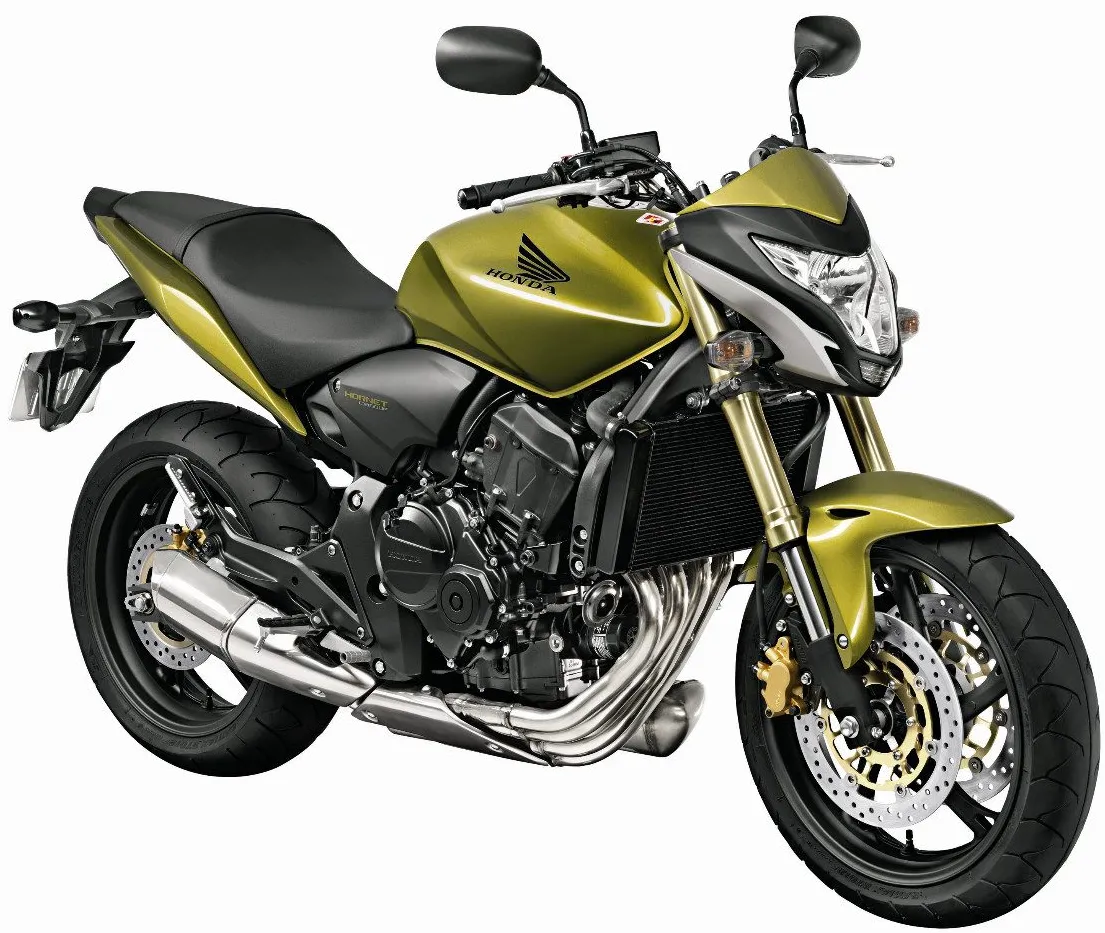 Honda CB 600F Hornet dourada