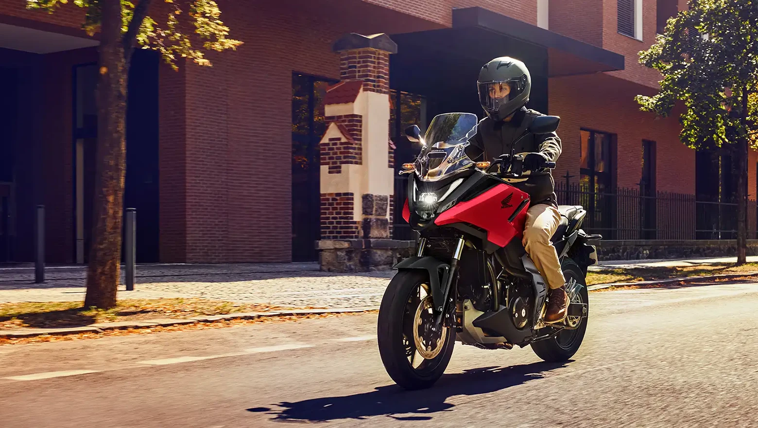 Honda NC 750X na cidade