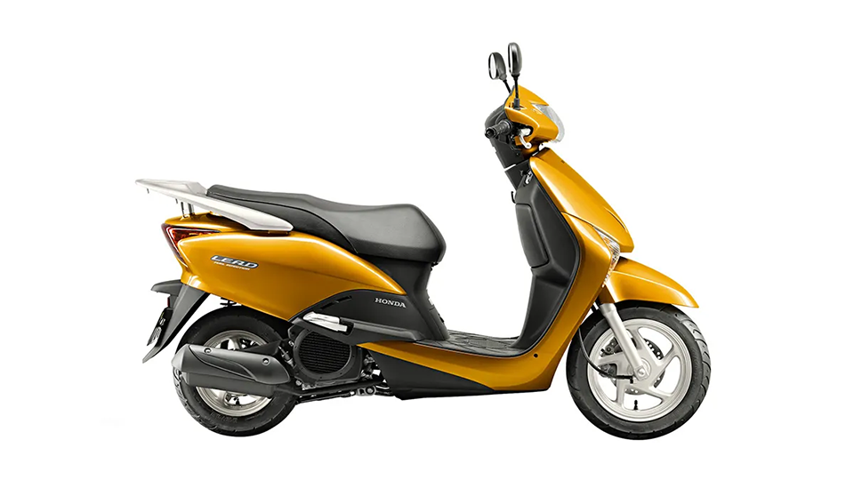 Motocicleta-honda-posição-lateral